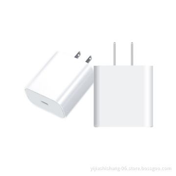 USB C Power Adapter PD 20W Type C Fast Charger for Macbook Pro 13/15/16 iPhone 8 11 XS XR